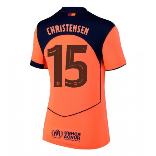 Barcelona Andreas Christensen #15 Rezervni Dres za Ženska 2025-26 Kratak Rukav